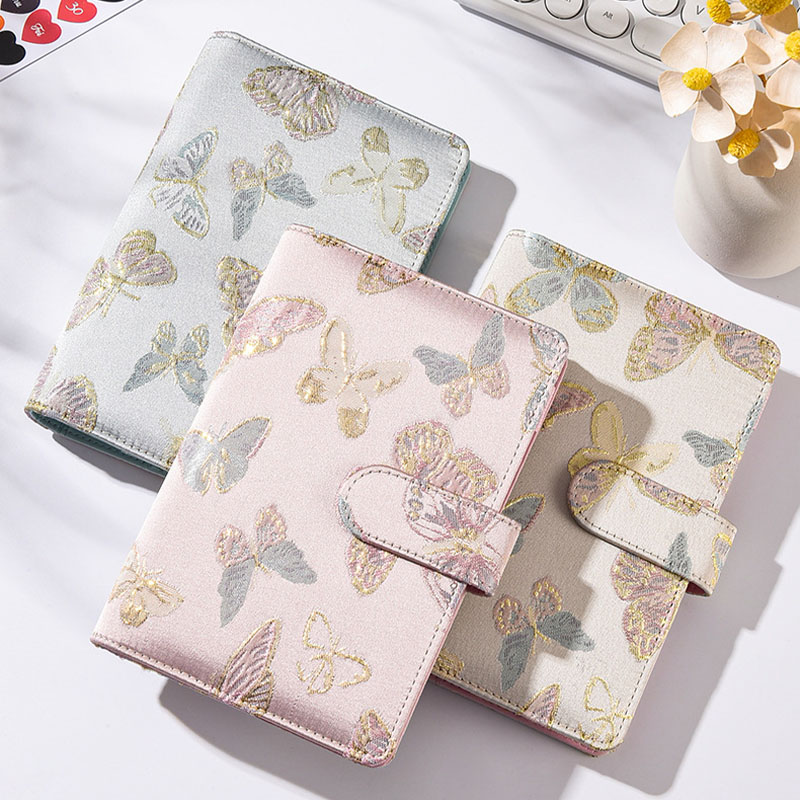 Planner Weekly Budget - 3 Stile A6 Stoff-Schmetterlings-Budgetplaner, Bargeld-Umschlagsystem mit