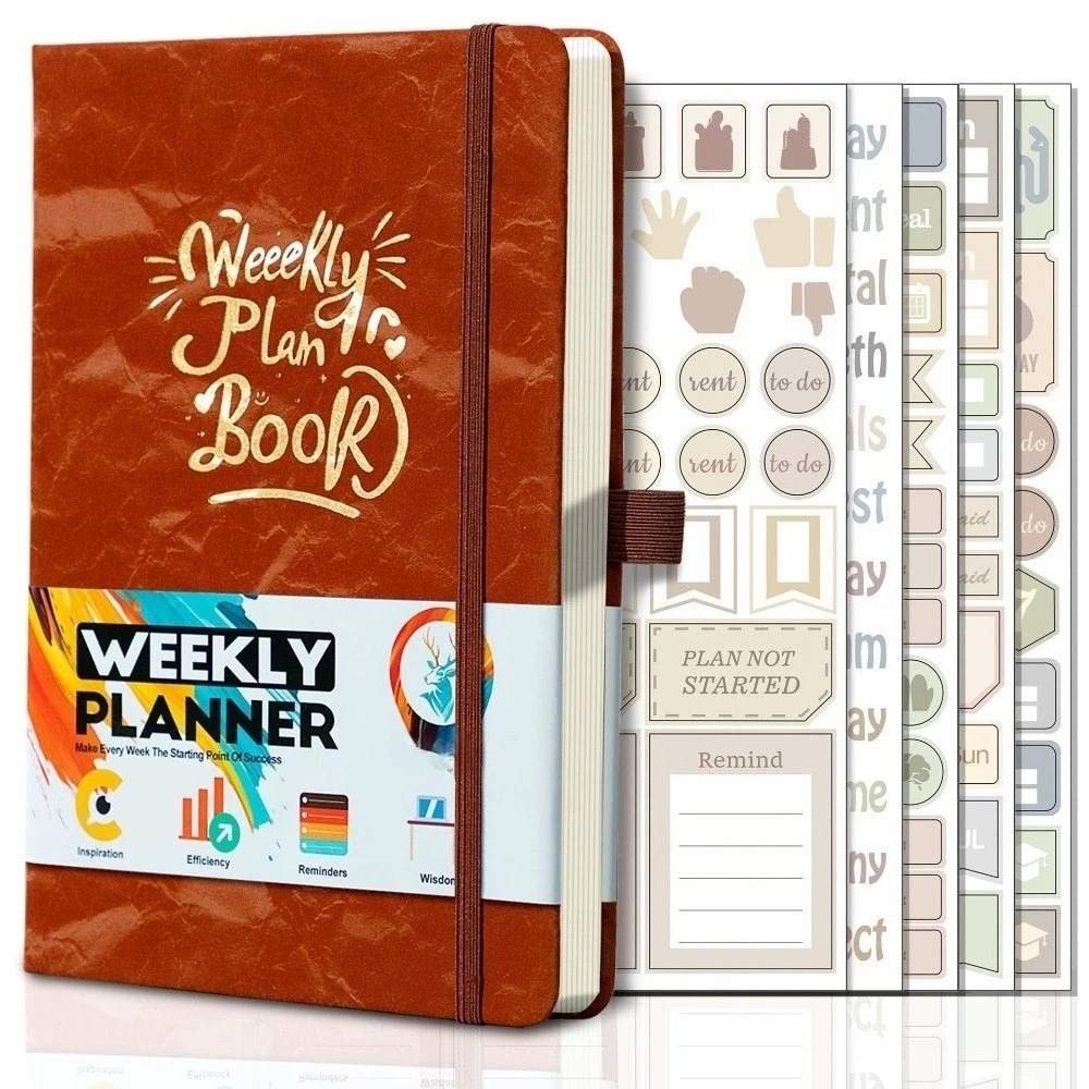 Planner Weekly Budget - Englische Ausgabe A5 Wochenplaner To-Do-Liste 12