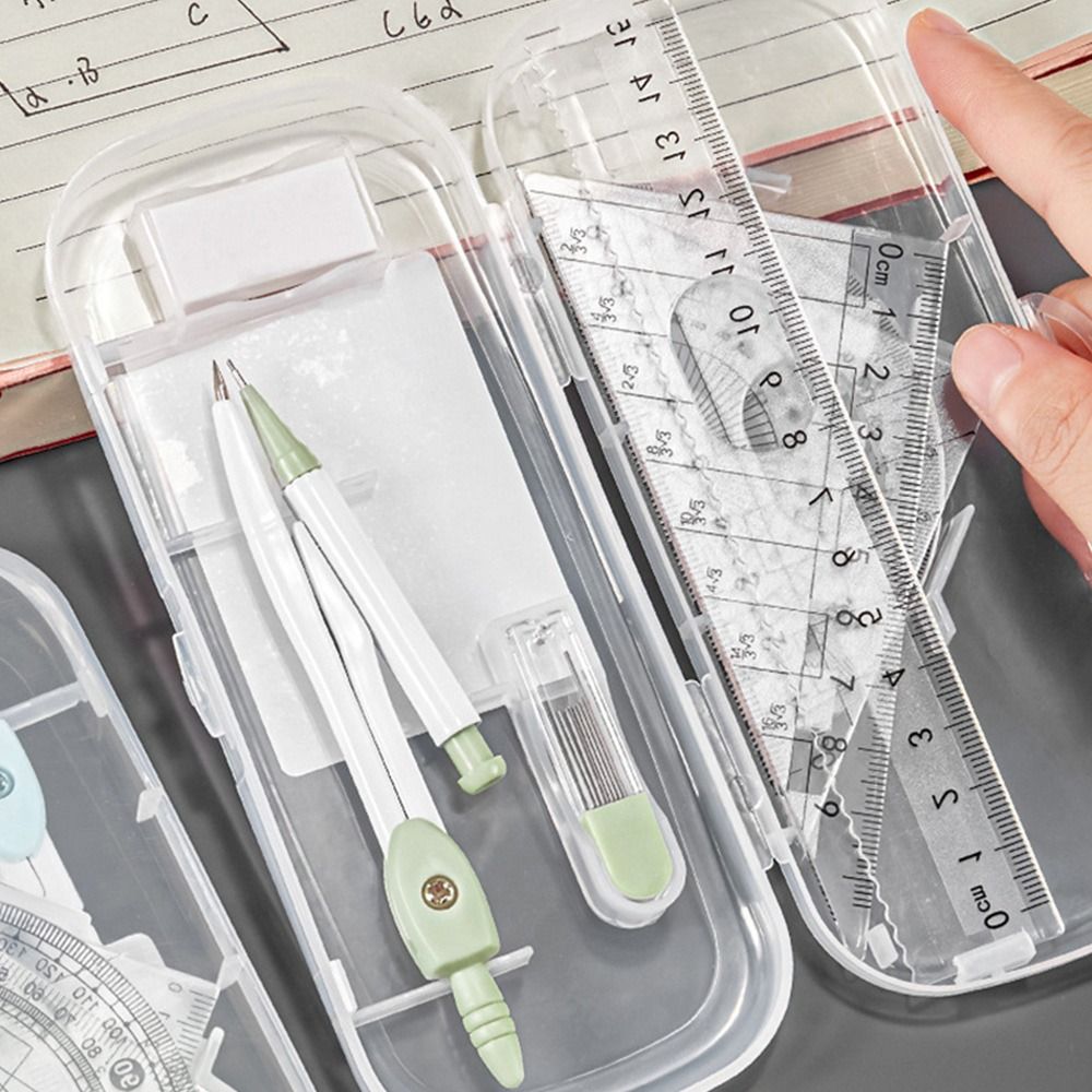 8-teiliges Set Hochwertiges Pl – Ruler Set Transparent Bewertung und Preis