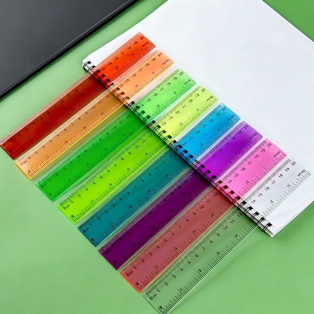 5 Stück Plastiklineale in zufä – Ruler Set Transparent Bewertung und Preis