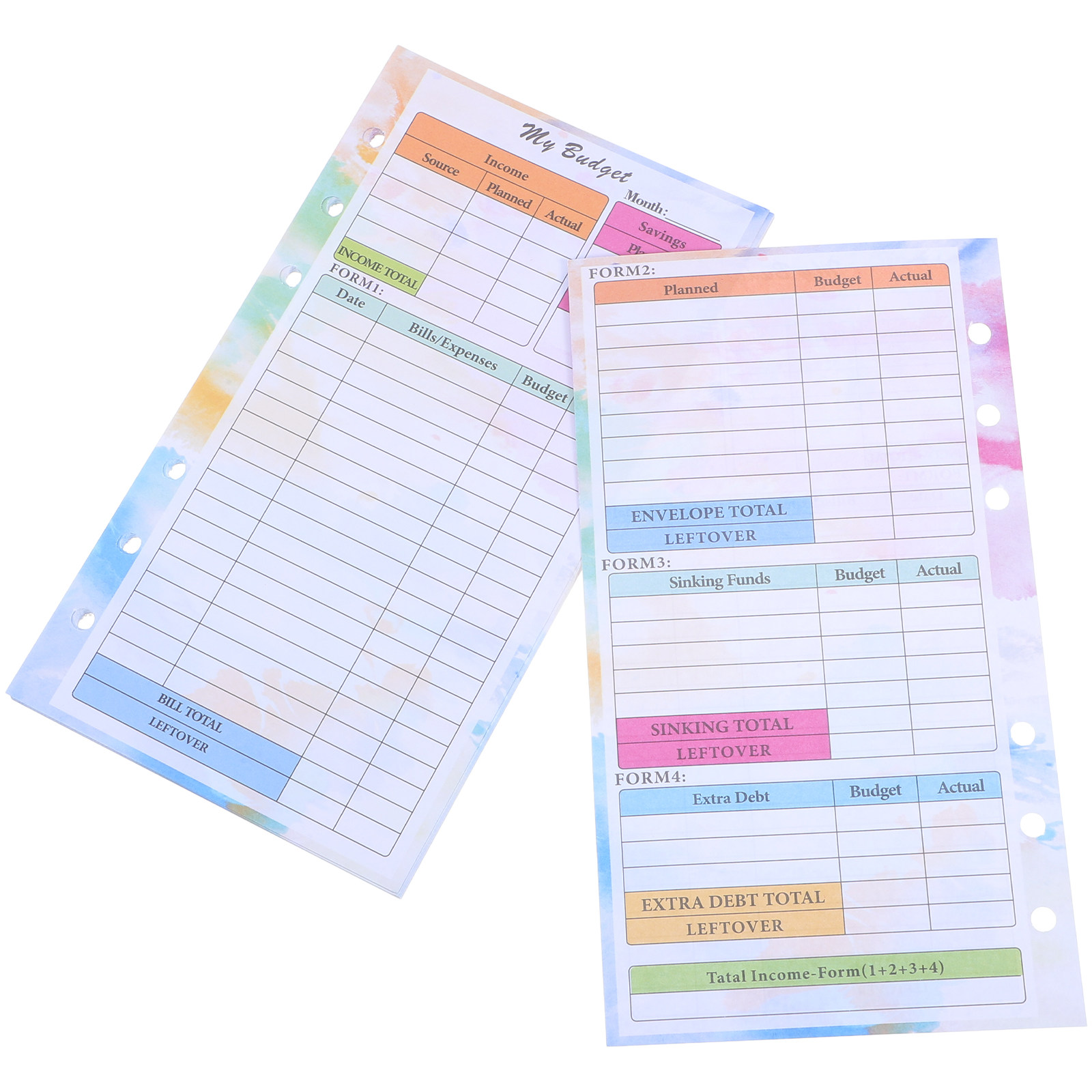 14 Blatt A6 Nachfüllbare Budge – Planner Weekly Budget Bewertung und Preis