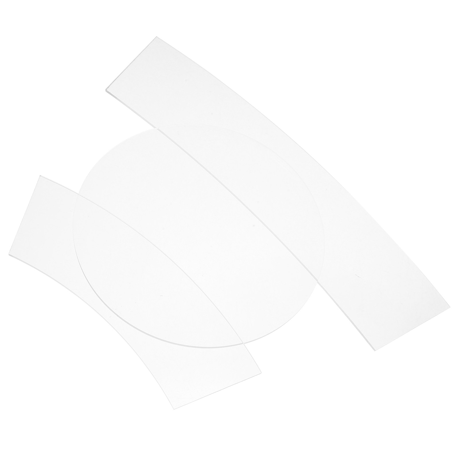 3-teiliges transparentes Nähsc – Ruler Set Transparent Bewertung und Preis