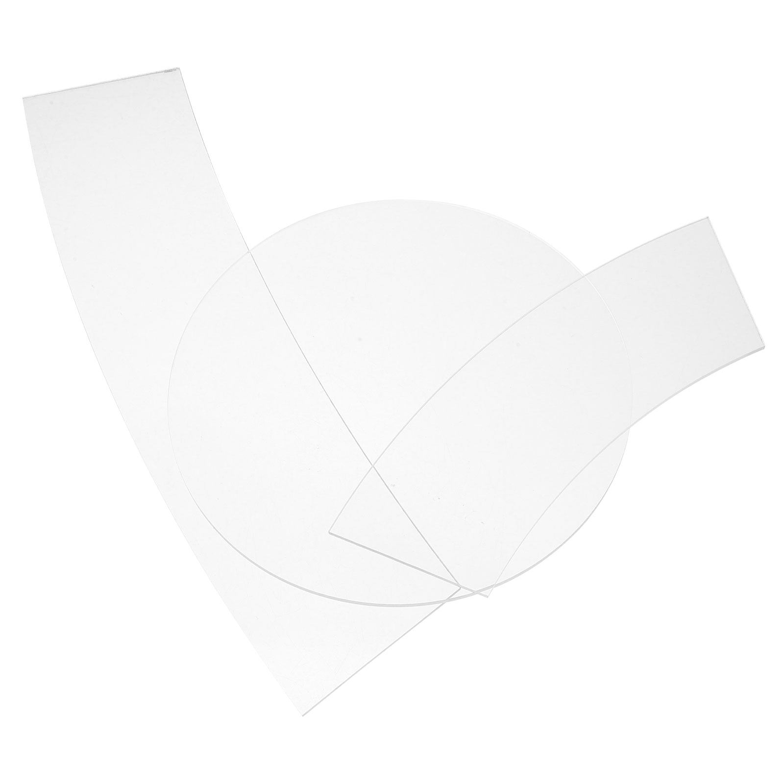3-teiliges transparentes Acryl – Ruler Set Transparent Bewertung und Preis